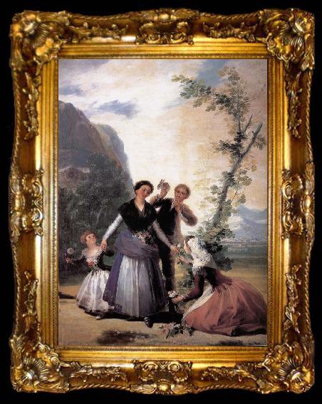 framed  Francisco Goya Spring, ta009-2